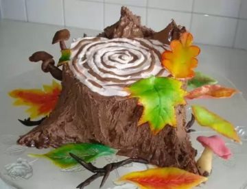 Határozottabb klasszikus „rohadt csonk” torta recept fotó és videó elmagyarázza, hogyan kell főzni