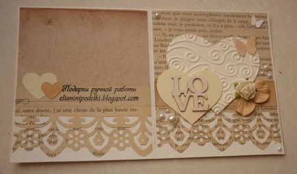 Invitație la o nuntă în stilul Provence cu mâinile lor, portal de nunți de la svadba66