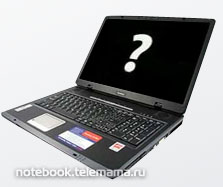 A probléma az, hogy nem dolgozik egy laptop képernyőjén RoverBook, és nem kapcsolja be a képernyőt RoverBook Laptop
