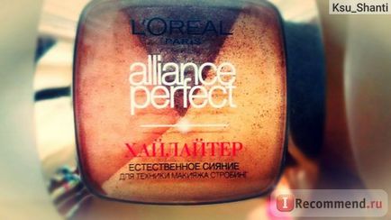 Пудра-хайлайтер l oreal alliance perfect природне сяйво для техніки макіяжу стробінг -