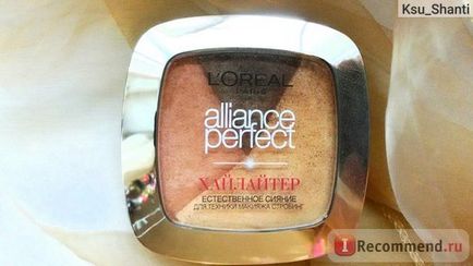 Pulbere-Heiliter l alianță oreal strălucire natural perfectă pentru tehnica make-up strobing -