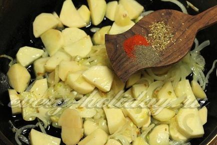 Brânză cu cartofi și ciuperci