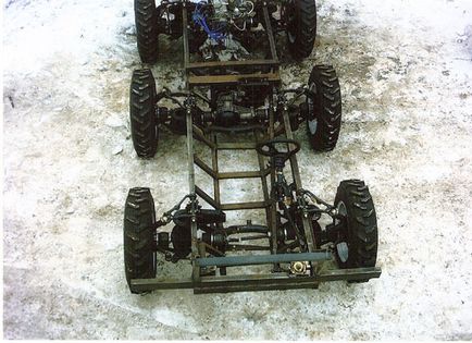 Frame egy házi készítésű ATV - ATV keret perelomka tervezés - remeték, él a vadonban