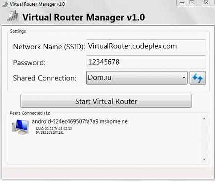 Distribuția Wifi de pe laptop - prin linia de comandă, configurați conexctify, virtual, mhotspot