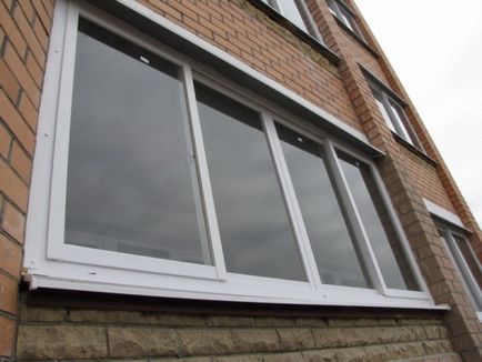 Csúszó erkély ablak alumínium és műanyag