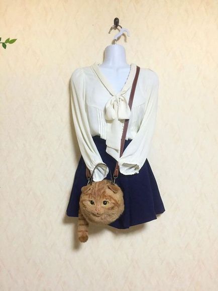 Реалістичні сумки у вигляді кішок, що стали новим модним трендом в Японії, умкра