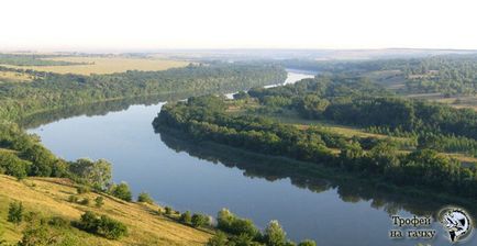 Pescuit în partea de nord a râului