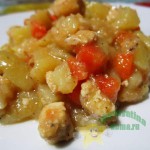 Rice rakott csirke és gomba fotó recept, kulináris blog - finom otthon