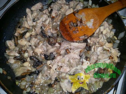 Orez cu castron cu pui și ciuperci fotografie de presă, blog culinar - yummy la domiciliu