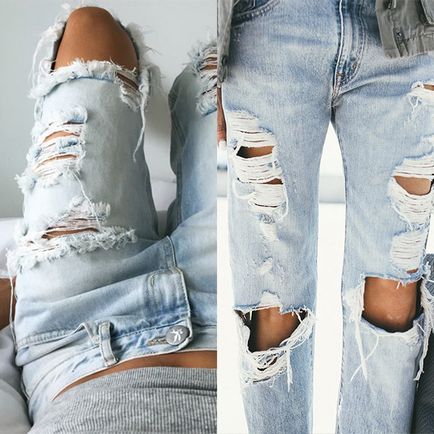 Рвані жіночі джинси на 2017 рік на фото, як зробити в домашніх умовах своїми руками