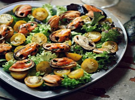 Salata de midii - retete pentru salata din midii - cum sa preparati in mod corespunzator
