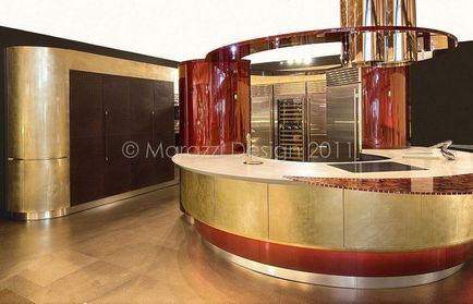 Cea mai scumpa bucatarie din lume - colosseo oro din design studio marazzi