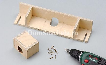 Homemade mini table pentru routerul portabil, primul acasă