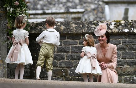 Afecțiunea lui Kate Middleton cu copiii de la nunta Pippa Middleton