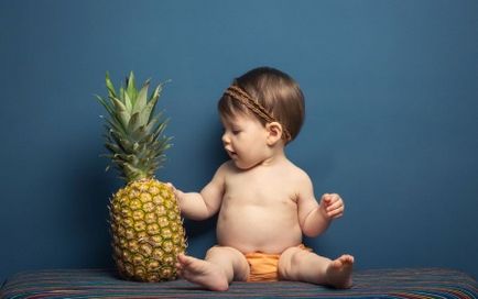 La ce vârstă puteți da ananasului unui copil de la câte luni să introduceți în hrana complementară și dacă este posibil să se dea
