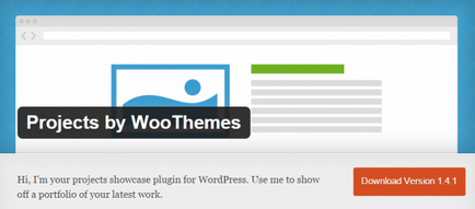 Створюємо портфоліо за допомогою wordpress плагіна projects від woothemes