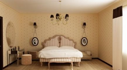 Dormitoare într-un stil romantic, design interior de interior - revista on-line incomodează