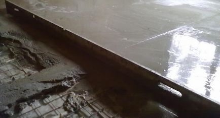 Șapă de beton cum să faci o pardoseală din beton cu mâinile tale