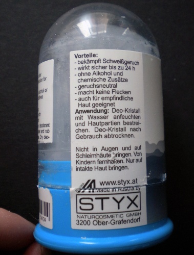 Styx deo-kristall deodorant crystal mountain power відгуки - alisha272