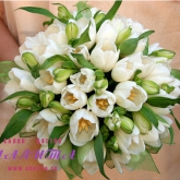 Весільні букети нареченої з доставкою в Мітіно, оформлення весілля квітами від