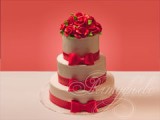 Весільний торт обручку № 610 з доставкою по Москві від кондитерського підприємства