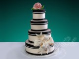Весільний торт обручку № 610 з доставкою по Москві від кондитерського підприємства