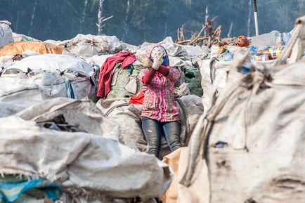 Dump jelentés a legnagyobb hulladéklerakó Novoszibirszk - hírek képekben