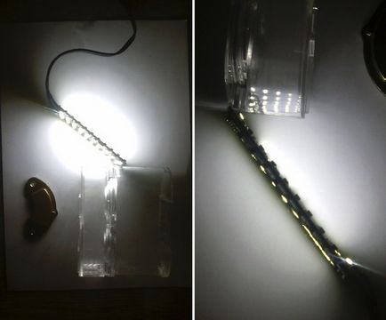 Baterii cu LED-uri purtatoare de maini proprii