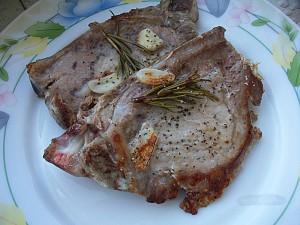 Sertés steak olaj nélkül