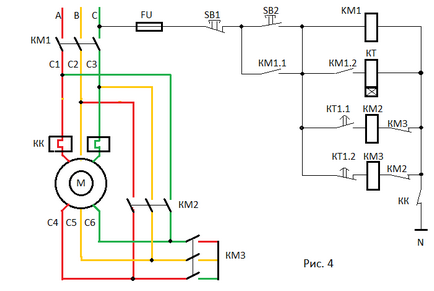 Schemă de conectare a unui motor asincron printr-un starter, un electrician pentru începători