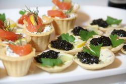 Tartule cu caviar