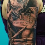 Tattoo în formă de valoare de sărut, fotografie și cele mai bune schițe