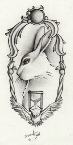 Tatu iepuri și iepuri (schițe, fotografii, valoare), tattoofoturi