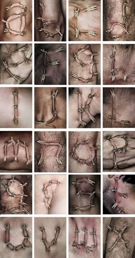 Corpul ca pânză (9 fotografii)