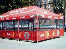 Textiistruktúra és pavilonok (pavilonok) Sátor szerkezetek és pavilonok