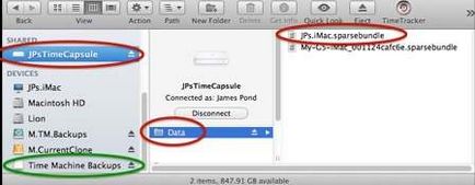 Time machine mac os x відновлення зв'язку за допомогою tmutil