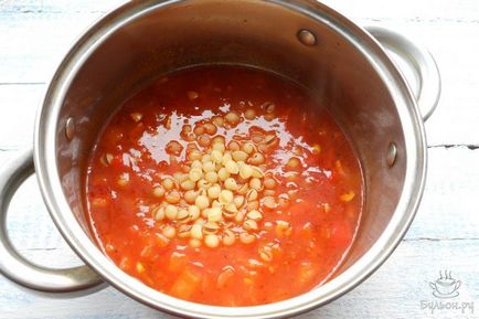 Томатний суп з макаронами, покроковий рецепт з фото