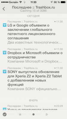 Top кращих rss-клієнтів для ios