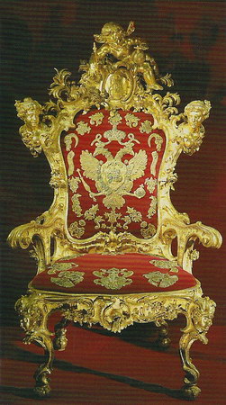 Трони і тронні крісла в збройовій палаті московського кремля