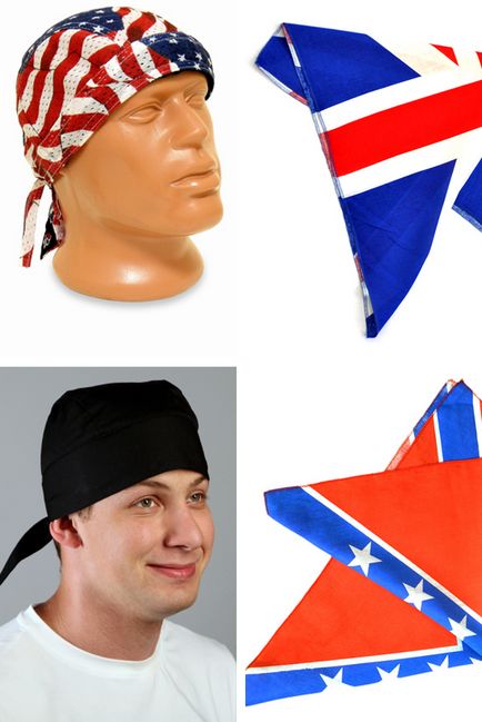 Învățând să cravată o bandanna pe cap, gât, coapse, modă lucioasă