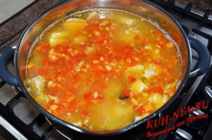 Юшка по-угорськи, з паприкою і помідорами - збірник кулінарних рецептів вкусняшки від ірулькі