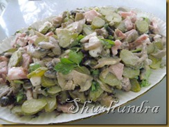 Salată vieneză cu castraveți murați, plăcintă blog