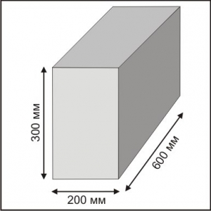 Вага піноблоку 600х300х200 стандарти, залежність від щільності, таблиця ваги
