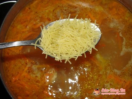 Смачний курячий суп з вермішеллю рецепт з фото
