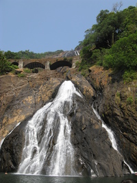 Cascada Dudhsagar - rezervă, konjen, templu - cum să ajungi la cascada dudhsagar