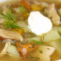 Вятская грібовніца - гинемо суп, смачні рецепти