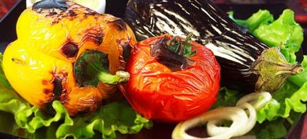 Aperitive pentru kebab shish - rețete pentru salate în grabă, legume coapte și pâine pe grătar și
