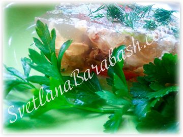 Tölthető sertés és csirke recept fotókkal, blog Svetlana Barabash