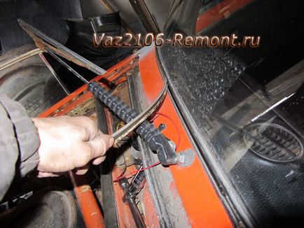 Înlocuirea parbrizului în casă, repararea VAZ 2106