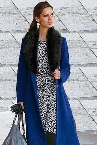 Női téli kabát szőrme kendő divatos stílusok felsőruházati a nők